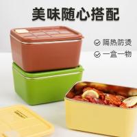 304保鲜盒日用餐盒密封保鲜家用冰箱水果饭盒便当盒户外便携